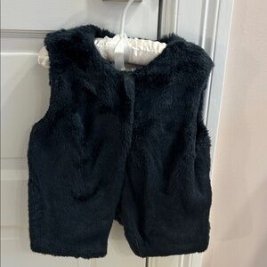 Jacadi Dark Faux Fur Vest